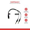 TaffSTUDIO Splitter Audio Jack Female ke Dual 3.5mm Male (Mic+Hear) - L43