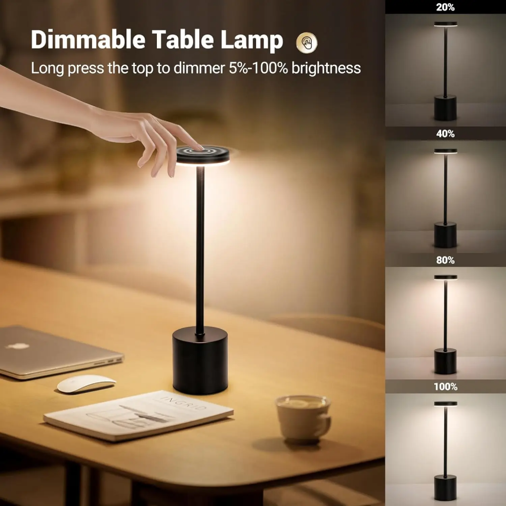 ginee_20251210150729571_0823857209.png TaffLED Lampu Meja Hias LED Touch Table Lamp 3in1 Color 800mAh - JLS-A16