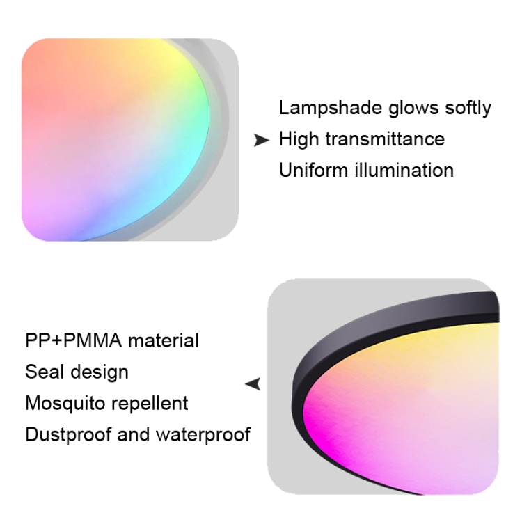 ginee_20251210150752262_5294411550.jpg TaffLED Lampu Plafon LED Ceiling Light Bluetooth WiFi APP RGBCW 24W - PF05