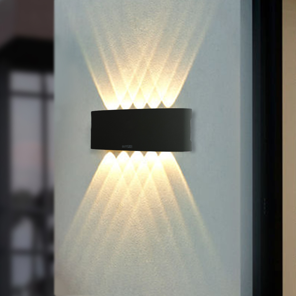 Pro Gaming Mouse - 14 TaffLED Lampu Dinding Hias Indoor Plastic Body 10W 10 LED Warm White - 10T