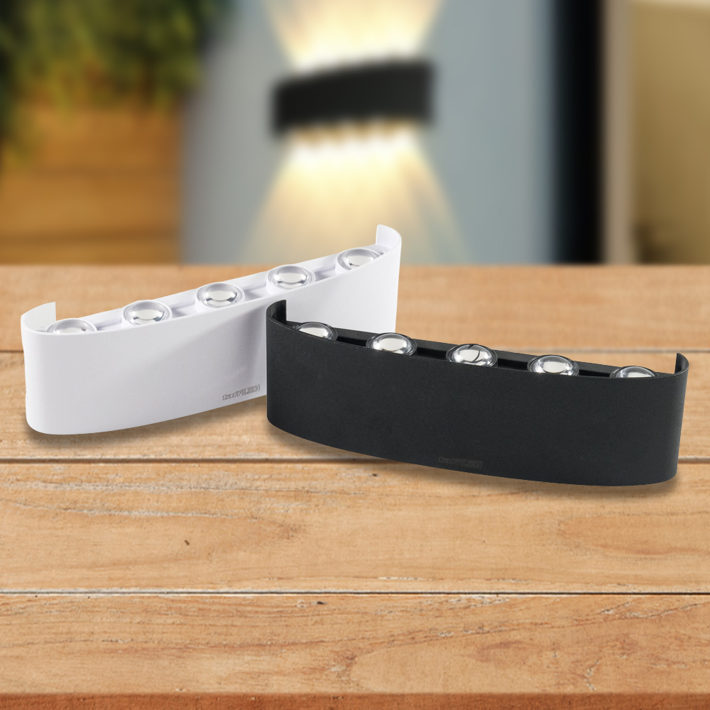 Pro Gaming Mouse - 5 TaffLED Lampu Dinding Hias Indoor Plastic Body 10W 10 LED Warm White - 10T