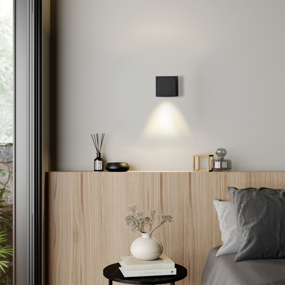 Pro Gaming Mouse - 18 TaffLED Lampu Dinding Hias LED Indoor Outdoor Plastic Body Warm White - BD84