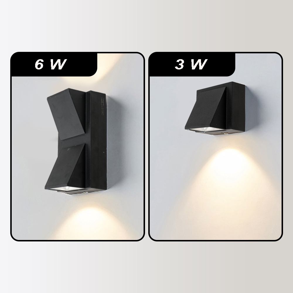 ginee_20251210150906242_4026932475.jpg TaffLED Lampu Dinding Hias LED Indoor Outdoor Plastic Body Warm White - BD84