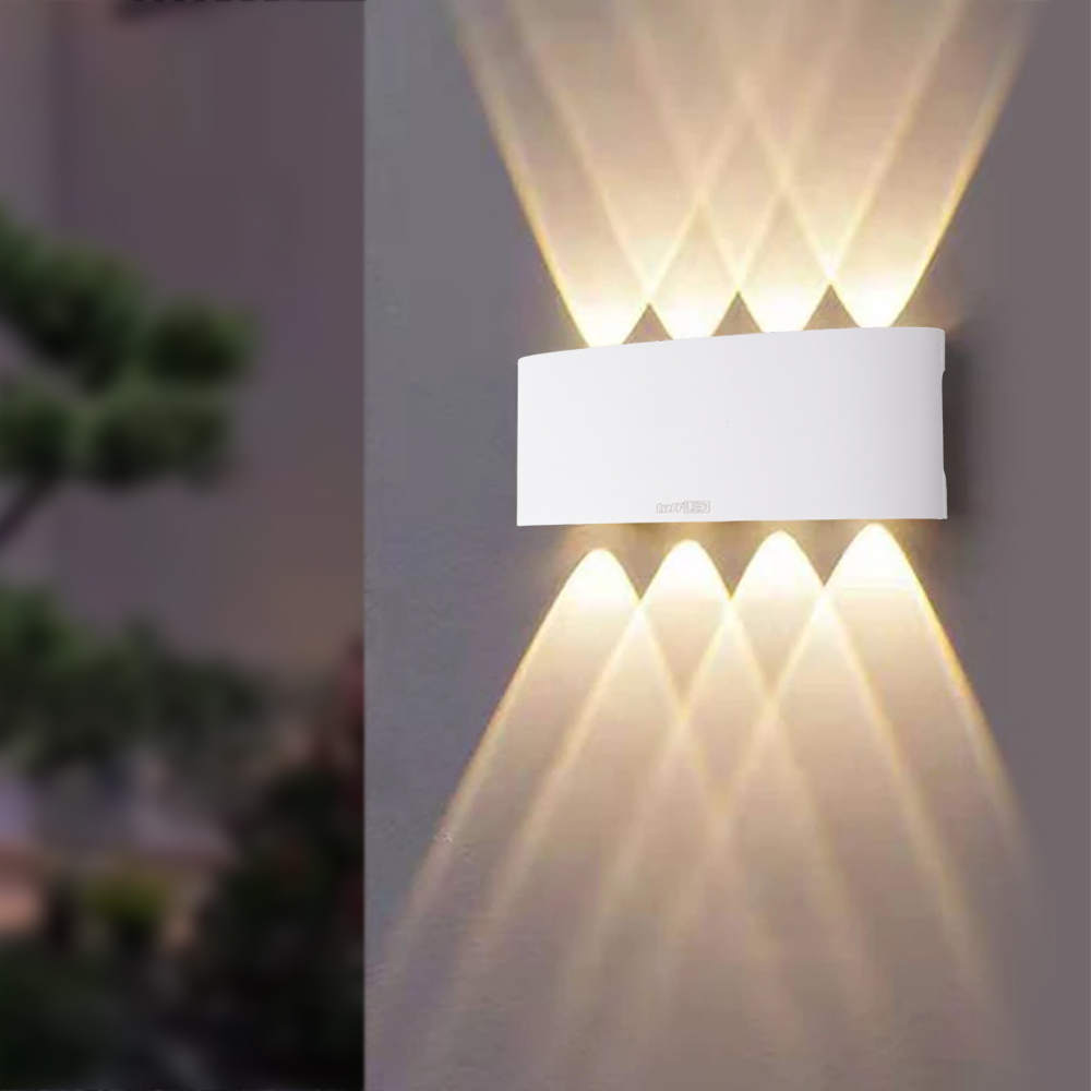 Pro Gaming Mouse - 13 TaffLED Lampu Dinding Hias LED Indoor Plastic 8 W 8 LED Warm White - 8T