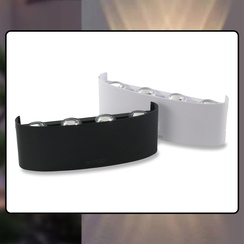 Pro Gaming Mouse - 13 TaffLED Lampu Dinding Hias LED Indoor Plastic 8 W 8 LED Warm White - 8T