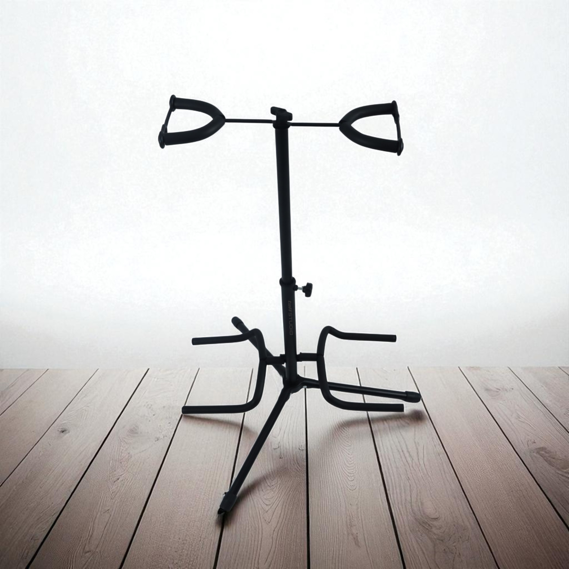 ginee_20251210151615369_0737754572.jpg TaffSTUDIO Stand Gitar Double Guitar Stand Metal Dock Adjustable - INU128