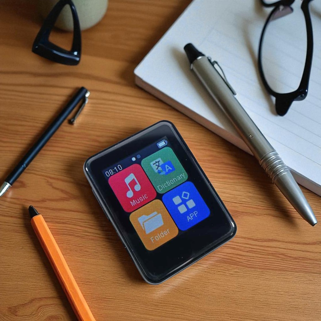 TaffSTUDIO MP3 Digital Audio Player Bluetooth 5.0 HiFi Touchscreen - OK30