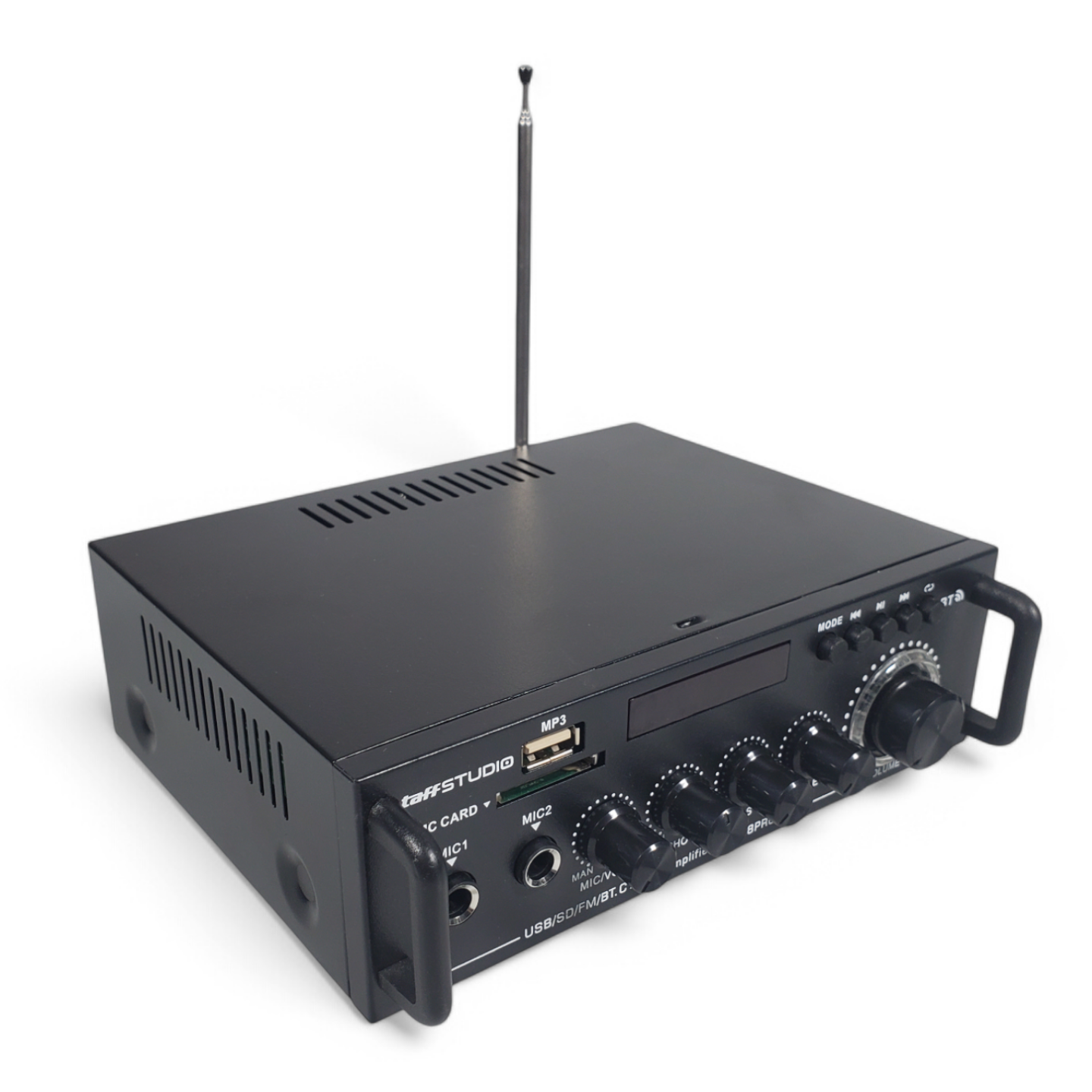 TaffSTUDIO Audio Amplifier Bluetooth Dual Channel with Remote - BT-198PRO