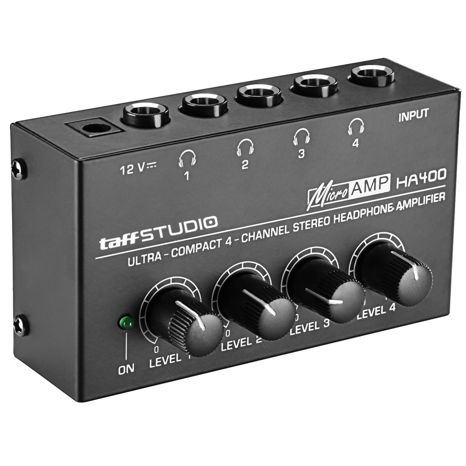 TaffSTUDIO MicroAMP Audio Amplifier Mini Headphone 4 Channel Stereo - HA400
