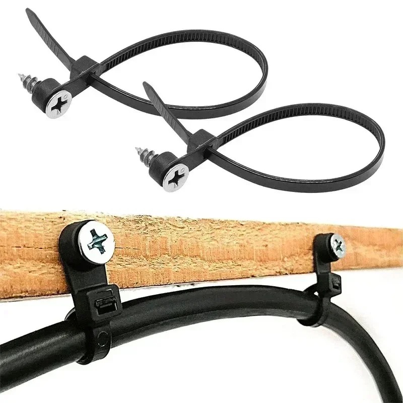 TaffGUARD Kabel Ties Zip Screw Hole Cable Reusable 4x150mm 100 PCS - Z150