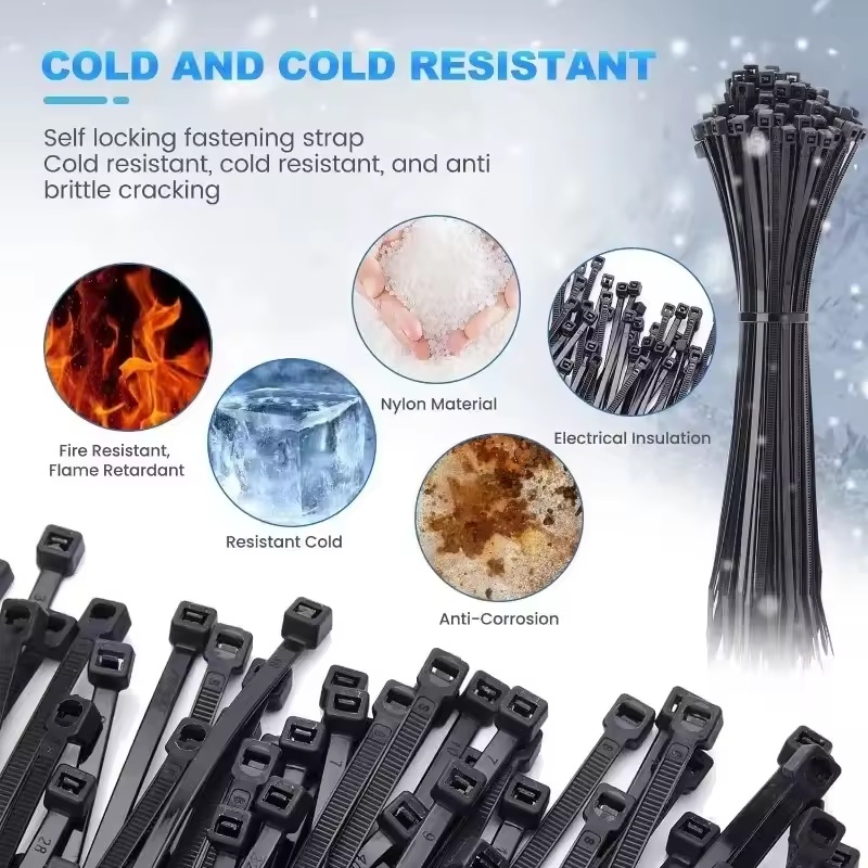 TaffGUARD Kabel Ties Nilon Organizer Heat Resistant 5x300mm 250 PCS - LW53
