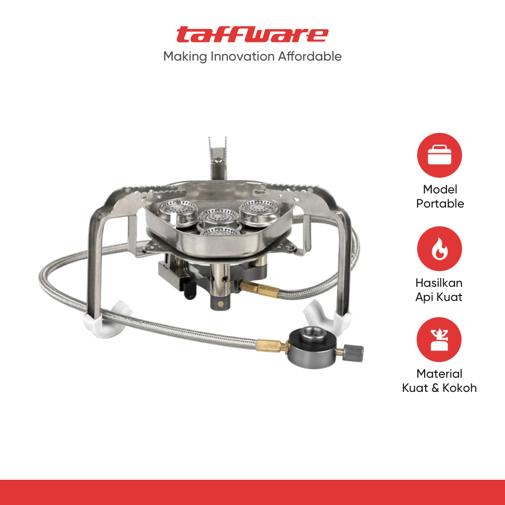 ginee_20251210153531637_3920837981.png TaffSPORT Kompor Gas Portable Lipat Outdoor 4 Burner Camping Stove - OD543