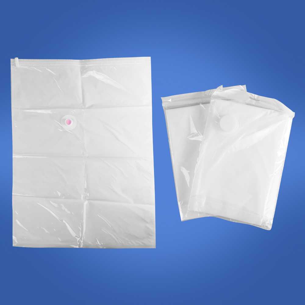 TaffPACK Kantong Plastik Vakum Pakaian Vacuum Bag 5 PCS 50x70cm - WB70