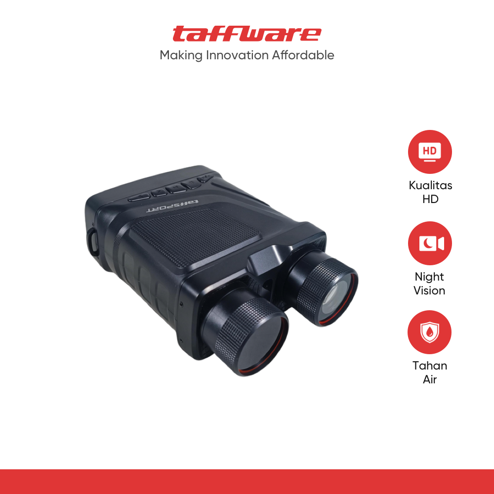 ginee_20251210154151796_9567606530.png TaffSPORT Teropong Binocular Night Vision Recorder 2.5K Zoom with Mic - R12