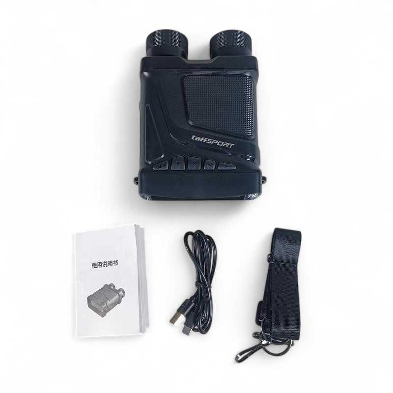 TaffSPORT Teropong Binocular Night Vision Recorder 2.5K Zoom with Mic - R12