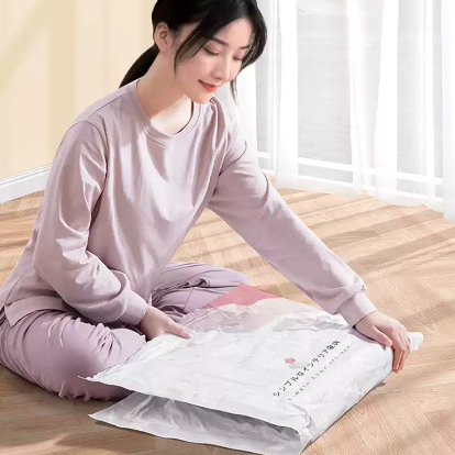 TaffPACK Kantong Plastik Vakum Pakaian Vacuum Bag 5 PCS Electric Pump - FL22