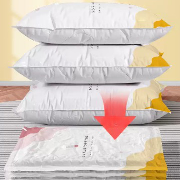 TaffPACK Kantong Plastik Vakum Pakaian Vacuum Bag 5 PCS Electric Pump - FL22