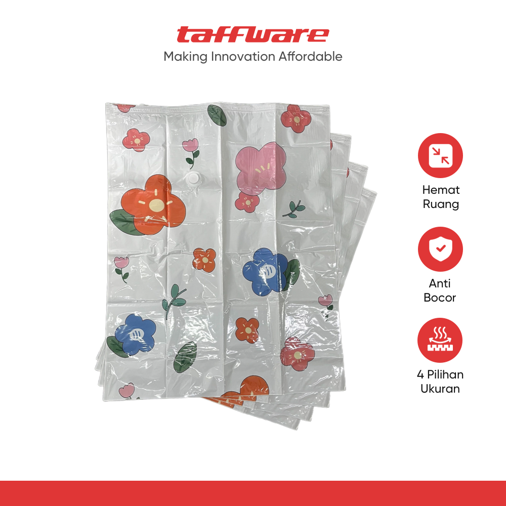 TaffPACK Kantong Plastik Vakum Pakaian Multifungsi Vacuum Bag 1 PCS - TF-100