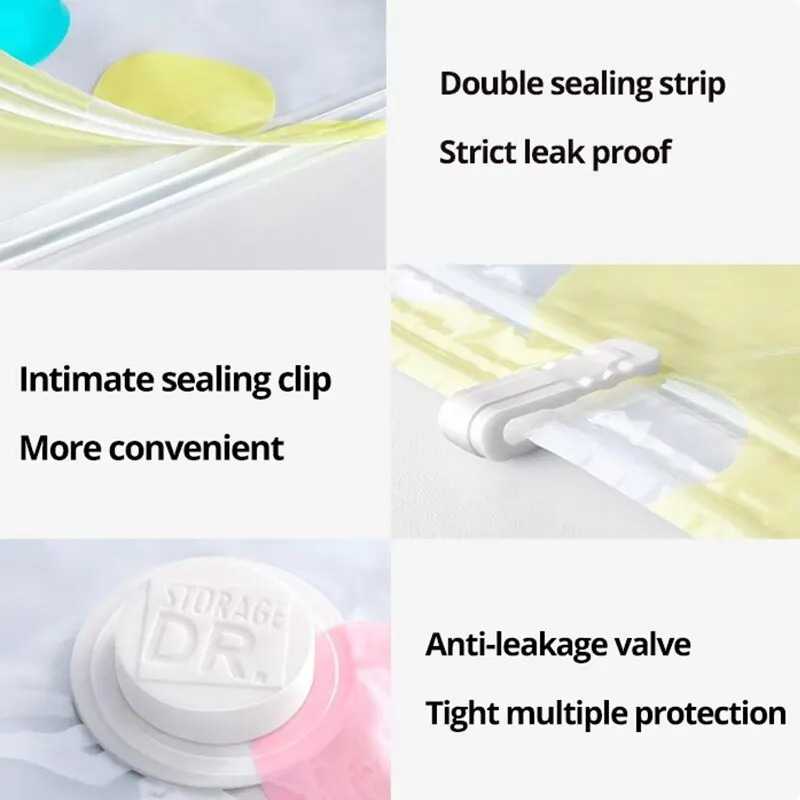 TaffPACK Kantong Plastik Vakum Pakaian Multifungsi Vacuum Bag 1 PCS - TF-100