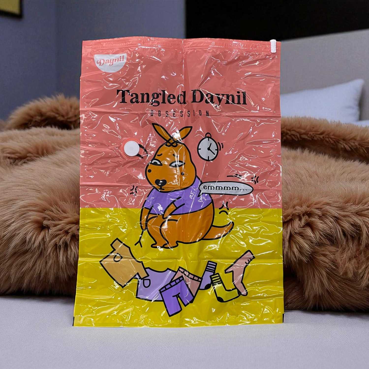 TaffPACK Kantong Plastik Vakum Pakaian Vacuum Bag 8 PCS Electric Pump - BX157