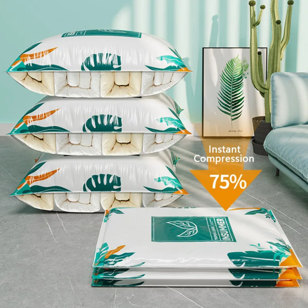 TaffPACK Kantong Plastik Vakum Pakaian Vacuum Bag 9 PCS Electric Pump - TF158