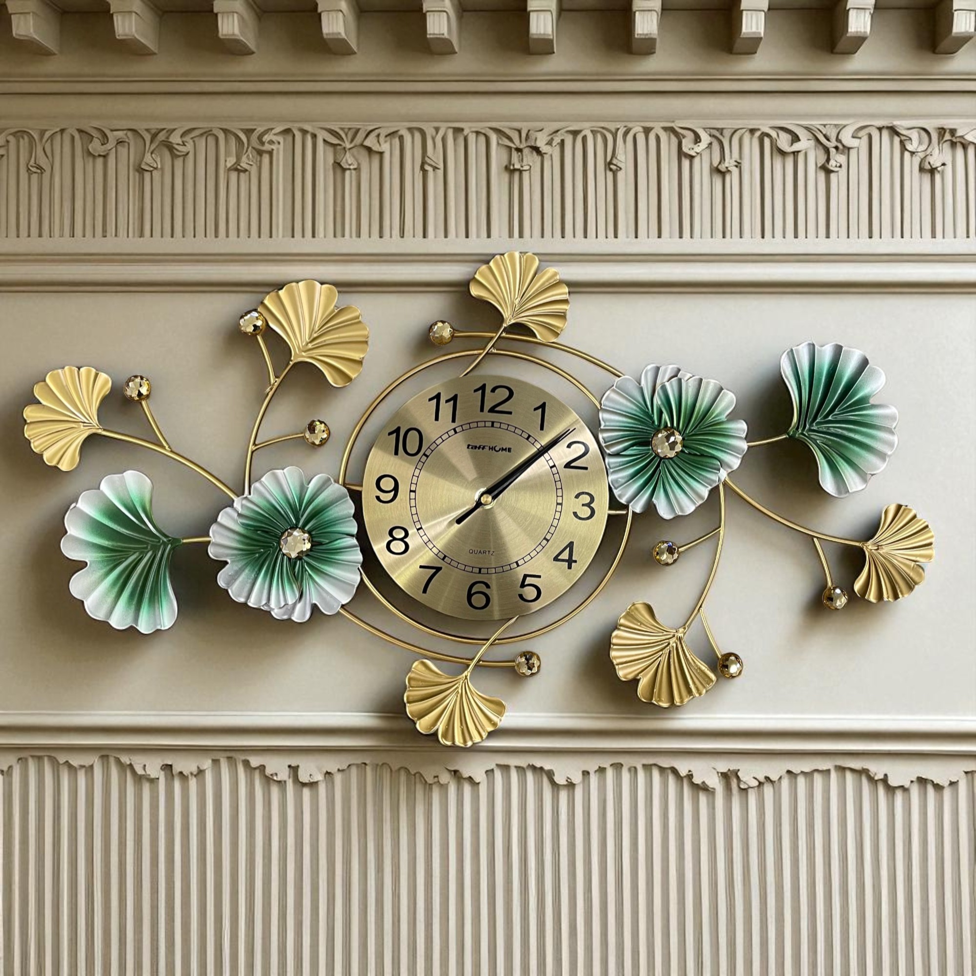 TaffHOME Jam Dinding Quartz Luxury European BAOCE Movement 6168 60cm - 24119C