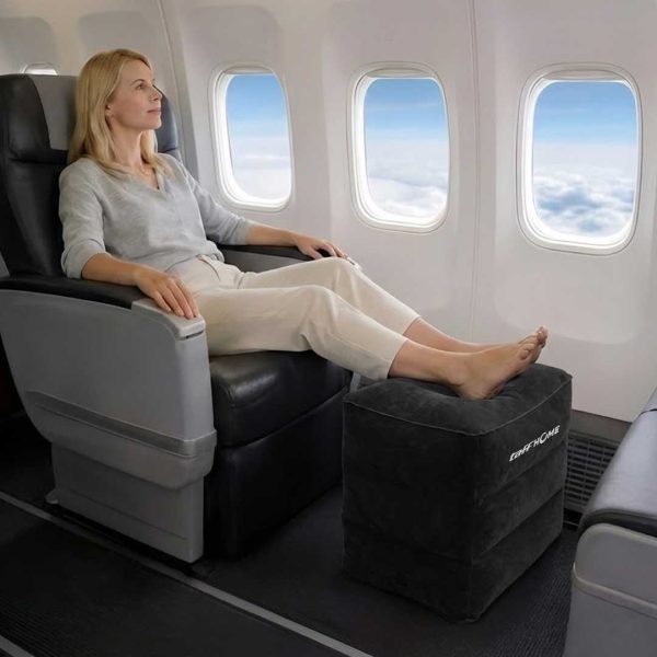 TaffHOME Bantal Kaki Udara Sandaran Foot Rest Pillow Inflatable Travel - BAT24