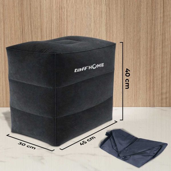 TaffHOME Bantal Kaki Udara Sandaran Foot Rest Pillow Inflatable Travel - BAT24
