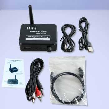 TaffSTUDIO DAC Audio Bluetooth 5.3 Receiver HiFi Digital to Analog - BLS-B35