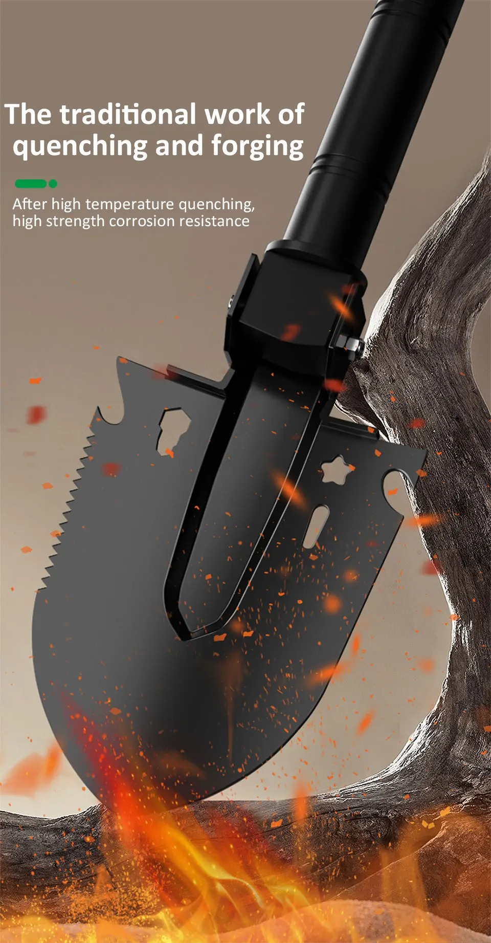 ginee_20260120180544969_4900050607.jpg TaffSPORT Sekop Lipat Camping Portable Survival Engineer Shovel 36.5cm - TM-365