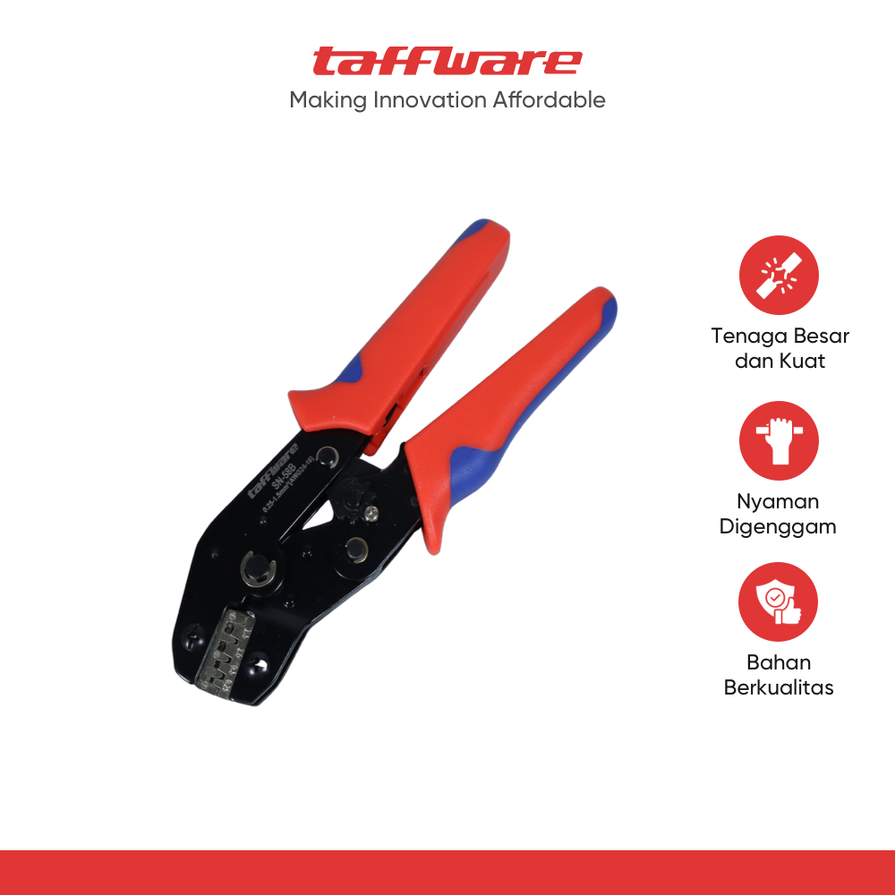 Taffware Tang Crimper Terminal Cable Crimping Plier Compression Tool - SN-58B