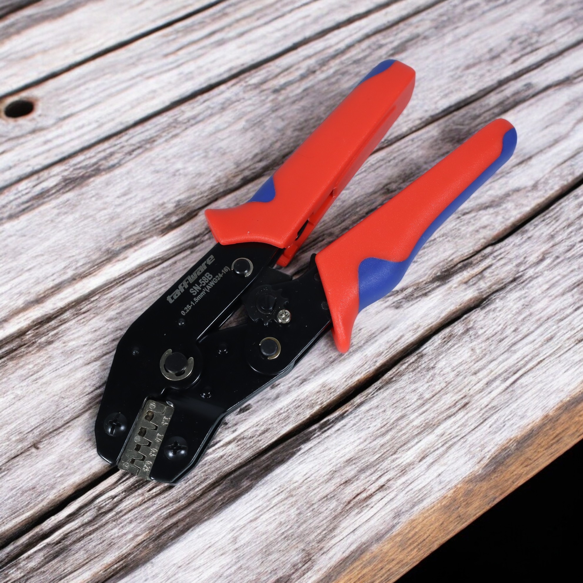 Taffware Tang Crimper Terminal Cable Crimping Plier Compression Tool - SN-58B