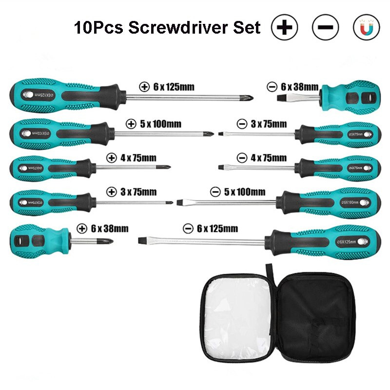 ginee_20260120181341542_0527371824.jpg Taffware Obeng Set Reparasi Magnetic Head 10in1 - SK804