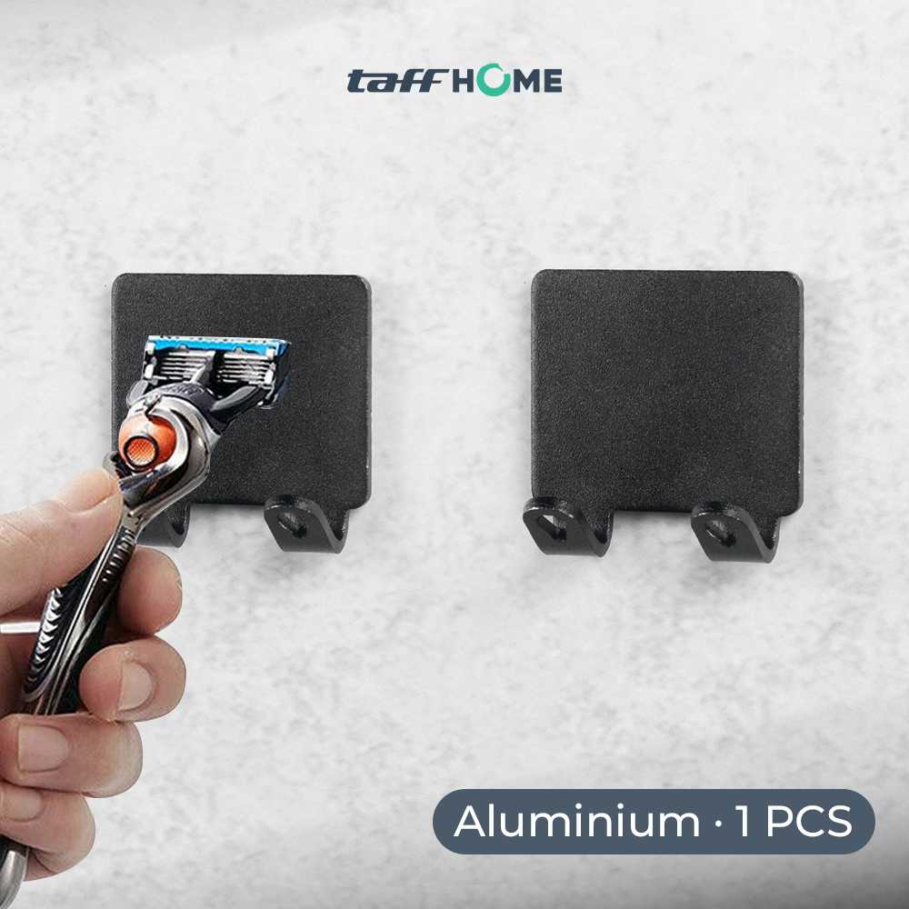 TaffHOME Gantungan Dinding Kapstok Hook Hanger Aluminium - H012