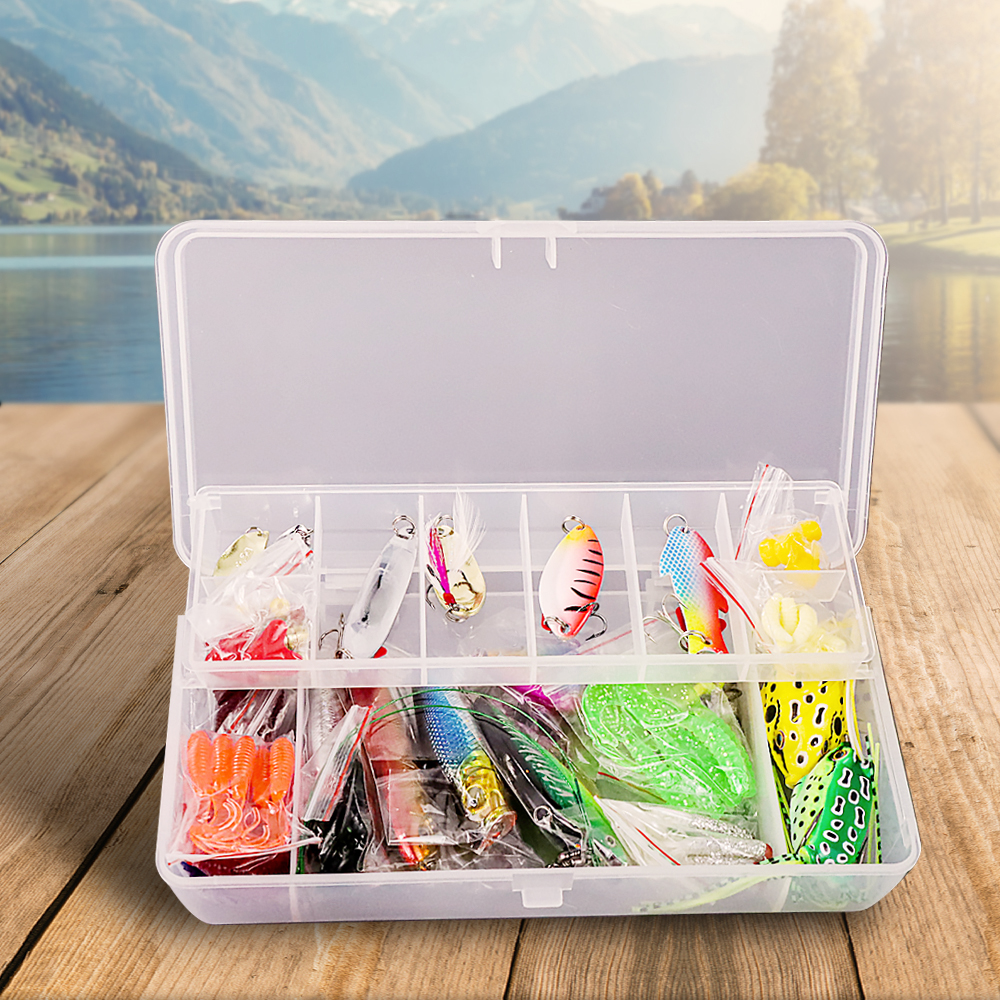 ginee_20260120181850609_5265999591.jpg TaffSPORT Umpan Pancing Ikan Set Fishing Bait Kit 109PCS - DWS250-A