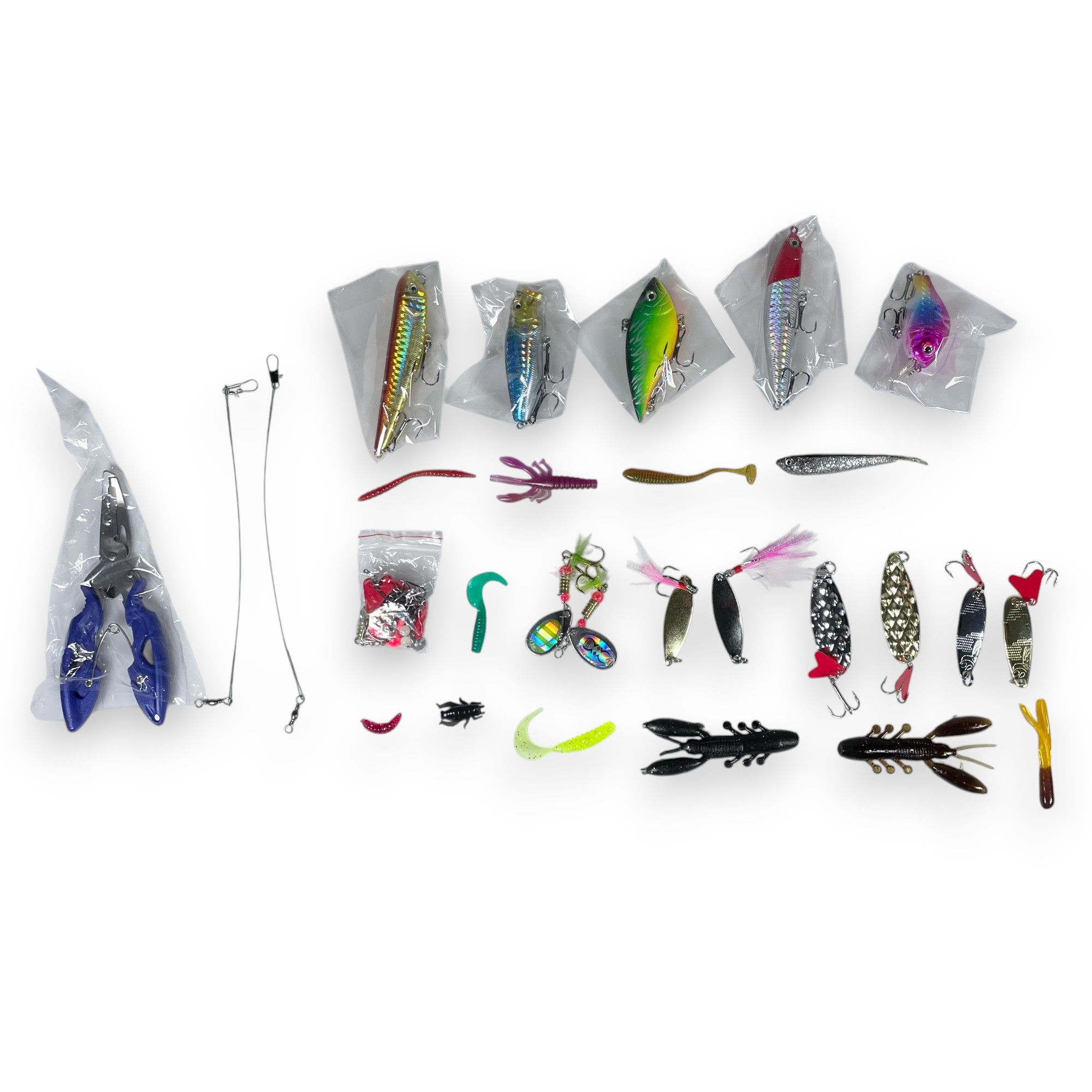 TaffSPORT Umpan Pancing Ikan Set Fishing Bait Kit 109 PCS - DWS250-G