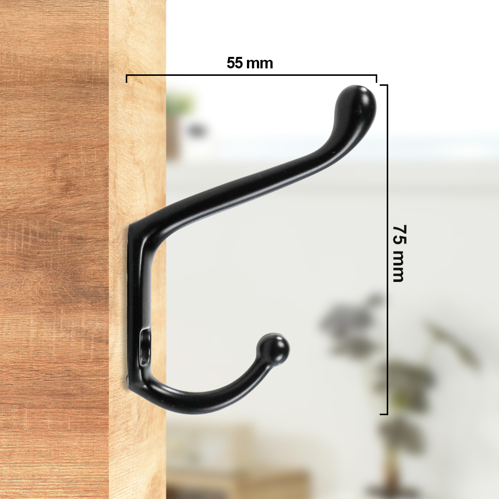TaffHOME Gantungan Dinding Hook Hanger Screw Rack - H216