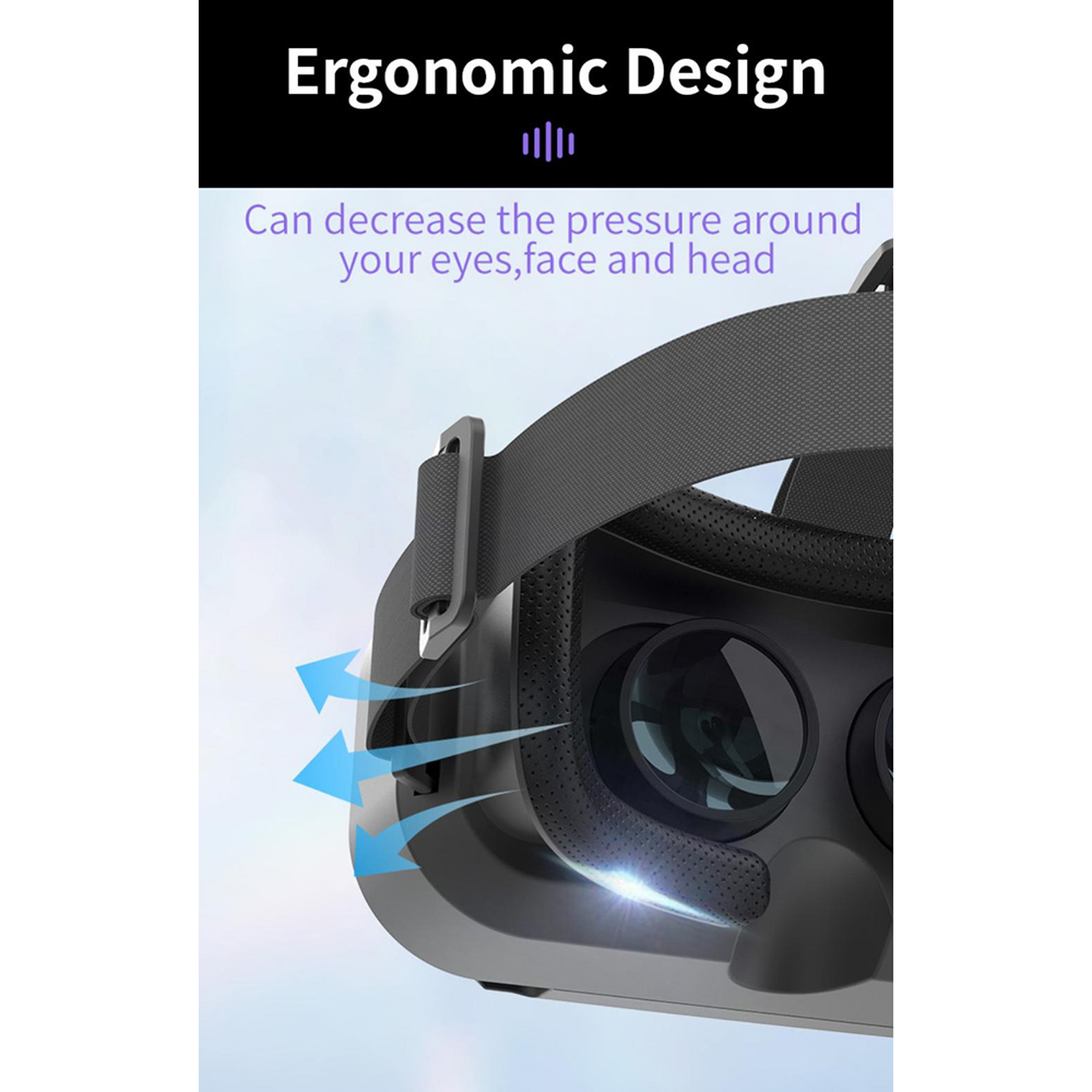 Taffware Shinecon VR Box IMAX Giant Screen Virtual Reality Glasses - SC-G13