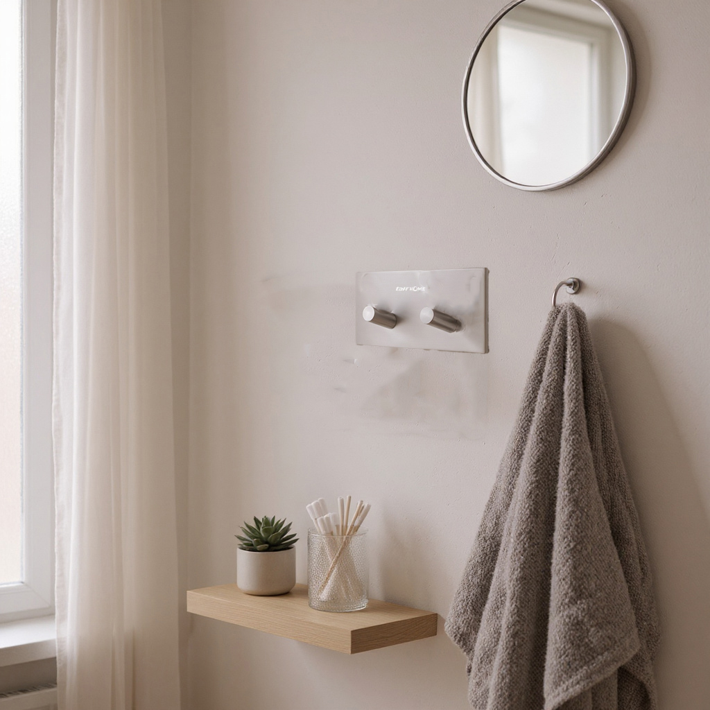 TaffHOME Gantungan Dinding Kapstok Hook 2 Hanger - MT30