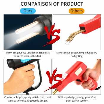 kmoon-pistol-las-plastic-welding-gun-70w-q029 Taffware Pistol Las Plastik Rapid Temperature Plastic Welding Gun 70W - XC-70
