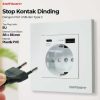 taffware-stop-kontak-dinding-usb-type-c-soket-listrik-square-wall-hb16 (8) Taffware Stop kontak Dinding USB Type C Soket Listrik Square Wall - HB16