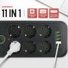 taffware-stop-kontak-kabel-usb-type-c-10a-110-250v-2500w-18m-6-lubang-f06uql-1075u (1) Taffware Stop Kontak USB Type C EU Plug Flame Retardant 10A 220V 2500W - QL-1075U