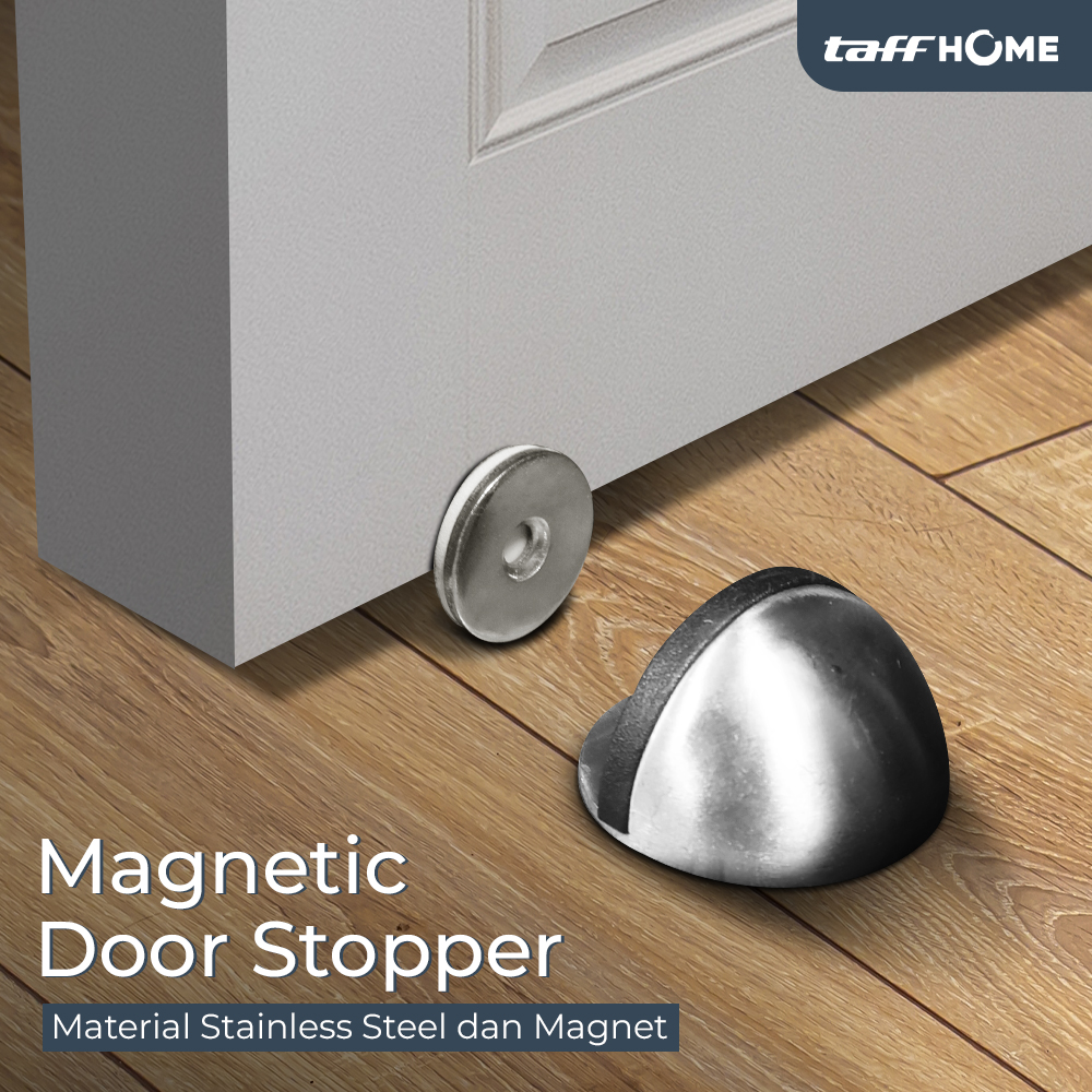 ginee_20241230160313149_7220213883.jpg TaffHOME Penahan Pintu Anti-Collision Magnetic Door Stopper - DS-09