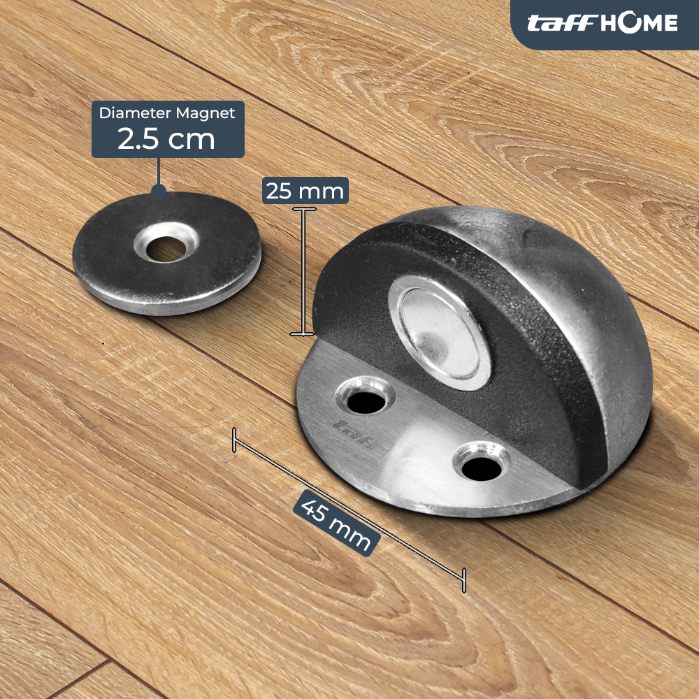 ginee_20241230160313667_8230996983.jpg TaffHOME Penahan Pintu Anti-Collision Magnetic Door Stopper - DS-09