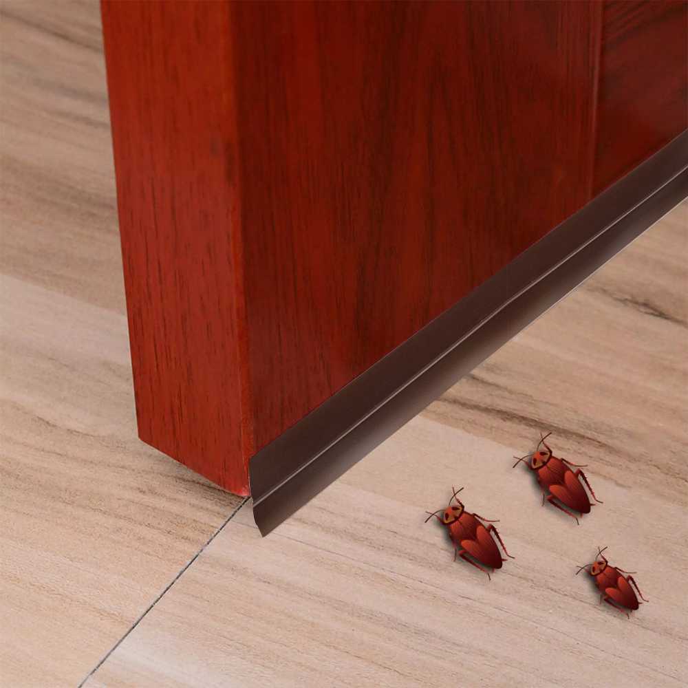 TaffHOME Lis Pintu Penghalang Debu Door Seal Strip Silicone TPE- EACC25