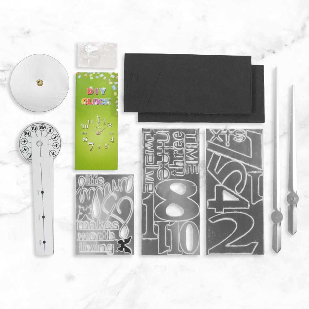 Taffware Jam Dinding Besar DIY Giant Wall Clock Quartz 100 cm - JM-01