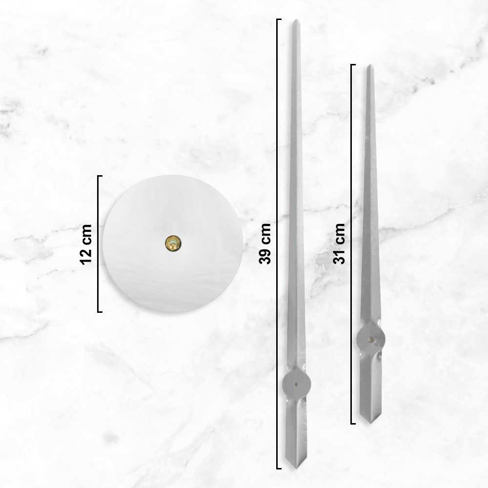 Taffware Jam Dinding Besar DIY Giant Wall Clock Quartz 100 cm - JM-01