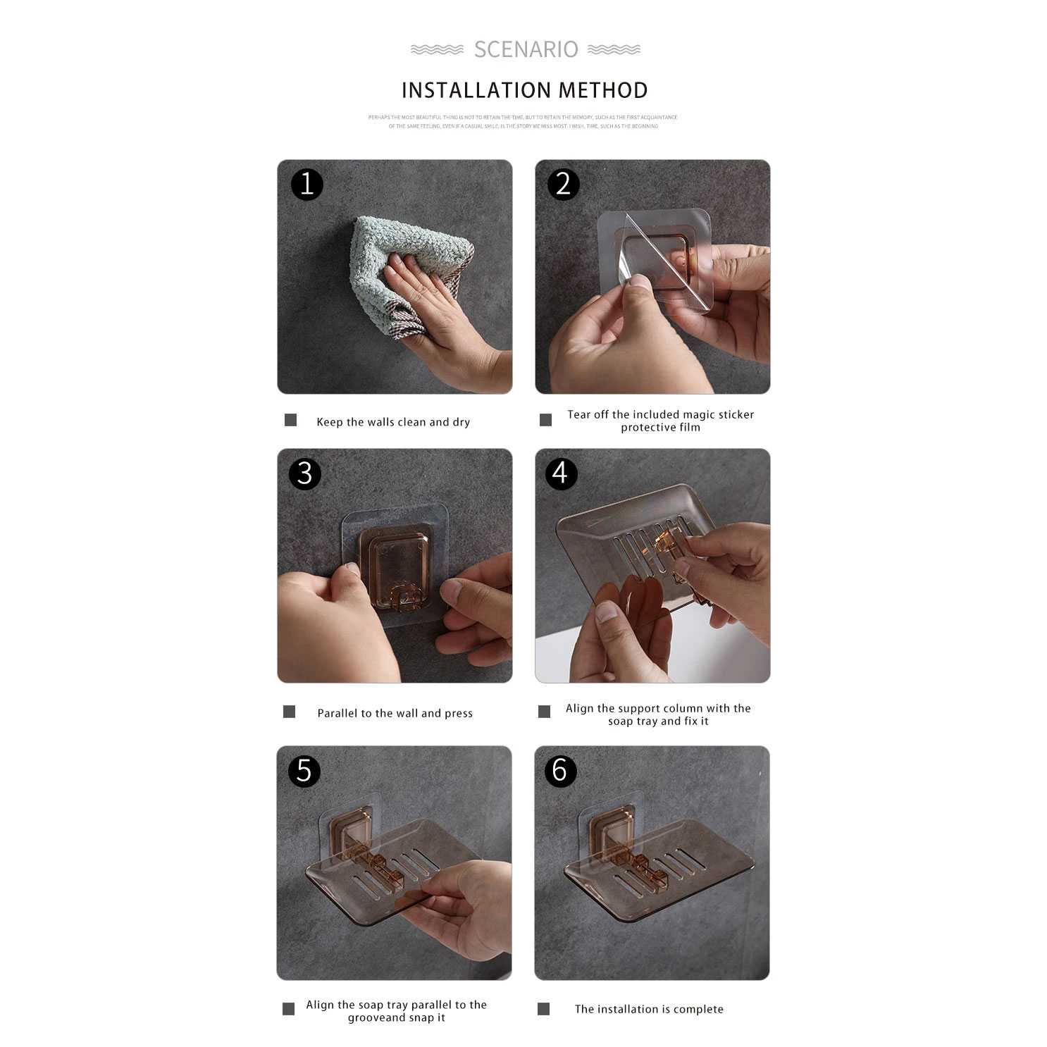 ginee_20260206113430794_6201987326.jpg TaffHOME Rak Tempat Sabun Kamar Mandi Serbaguna Soap Drain Holder - Q-J742