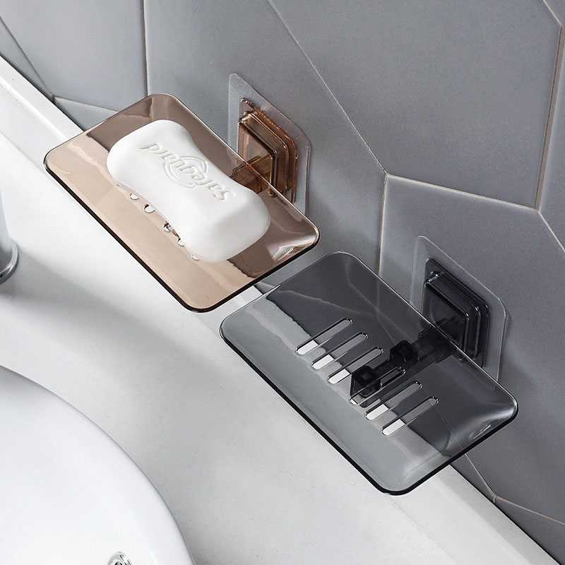 ginee_20260206113430837_8423461120.jpg TaffHOME Rak Tempat Sabun Kamar Mandi Serbaguna Soap Drain Holder - Q-J742