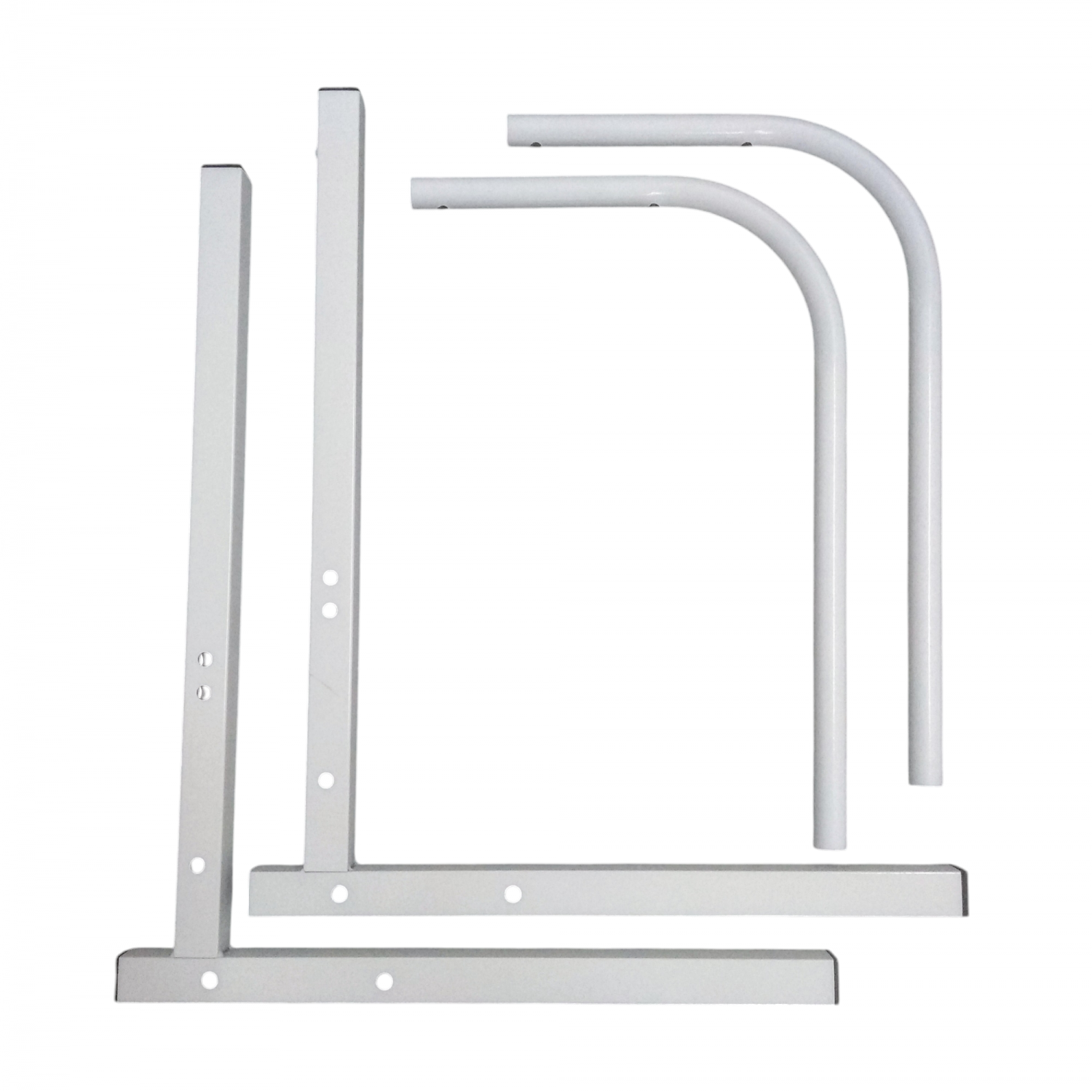 TaffHOME Meja Rak Laptop Adjustable Portable Desk with 1 Rack - ND03 - Brown/White